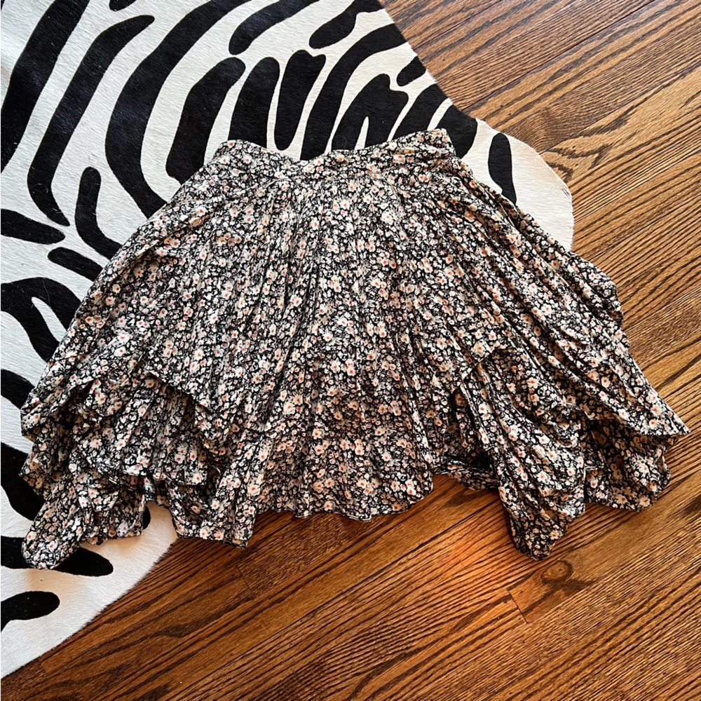 AllSaints Bussled Floral Skirt - Victorian Look